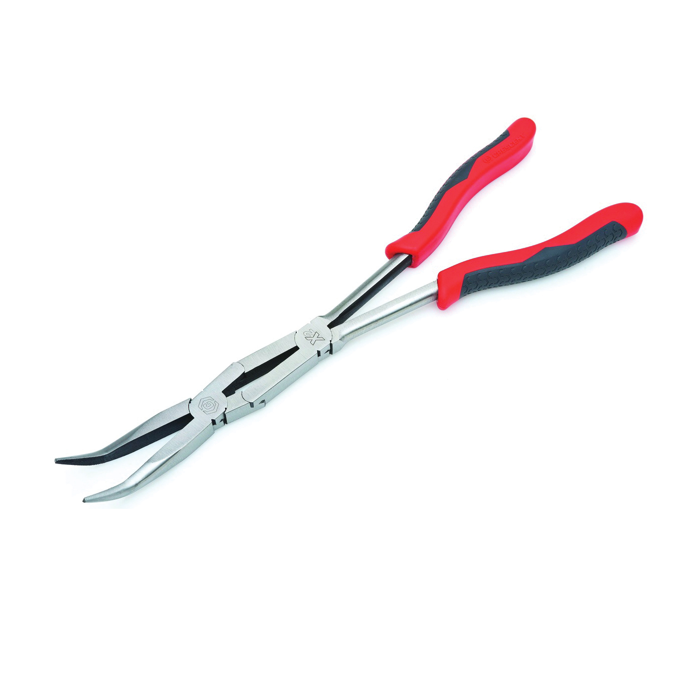 PSX201C Nose Plier, 13.27 in OAL, 4 in Jaw Opening, Black/Red Handle, Comfort-Grip Handle, 2-1/2 in L Jaw