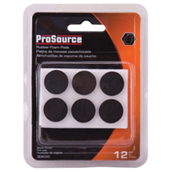 ProSource Fe-50720-ps Furniture Pad, Rubber, Black