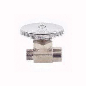 PP20062LF Shut-Off Valve, 1/2 x 3/8 in Connection, Sweat x Compression, Brass Body
