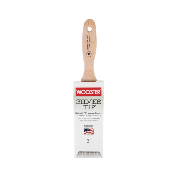 Wooster 5222-2 Paint Brush, 2 in W, 2-11/16 in L Bristle, Polyester Bristle, Varnish Handle