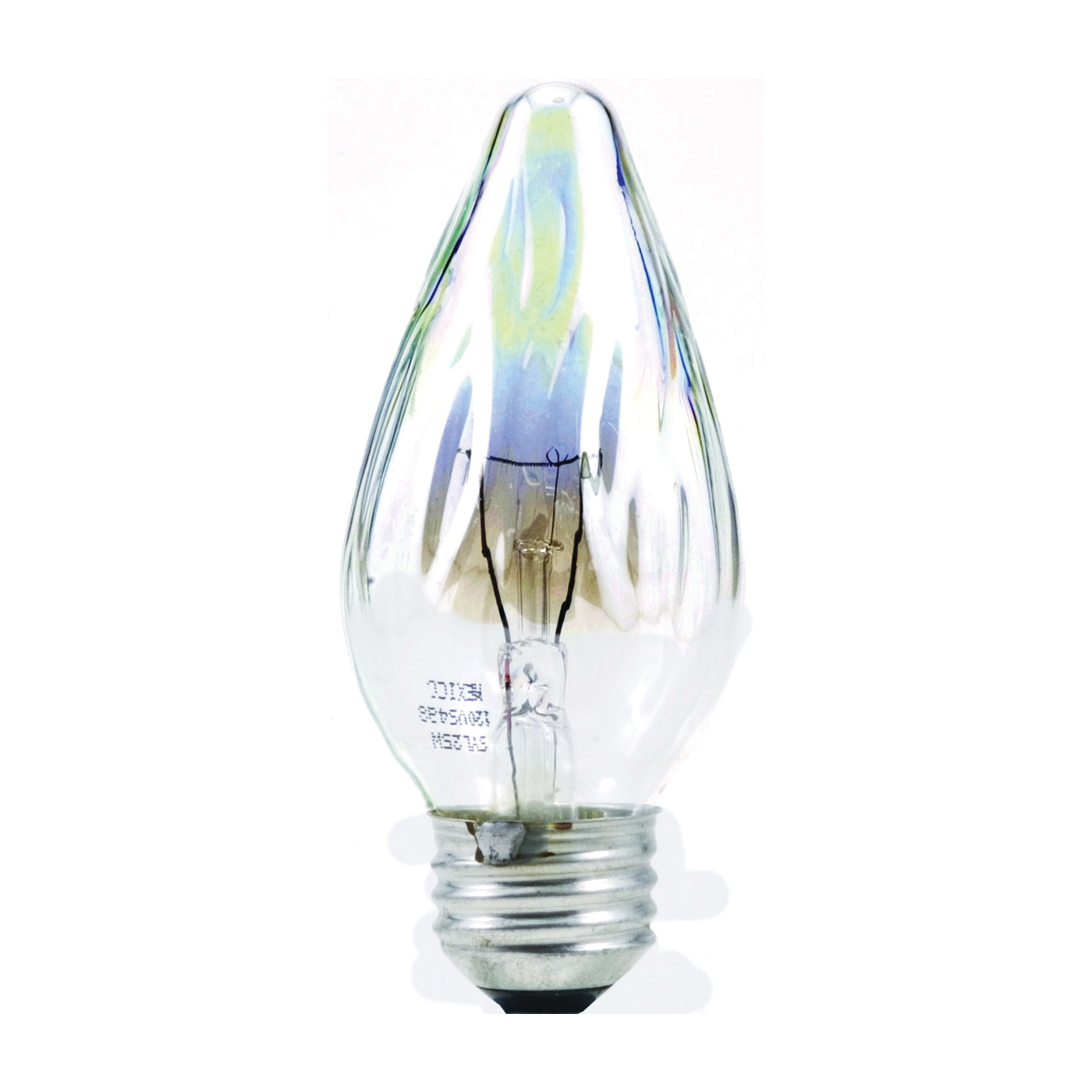 Sylvania 13992 Incandescent Lamp, 60 W, F15 Lamp, Medium E26 Lamp Base, 690 Lumens, 2850 K Color Temp