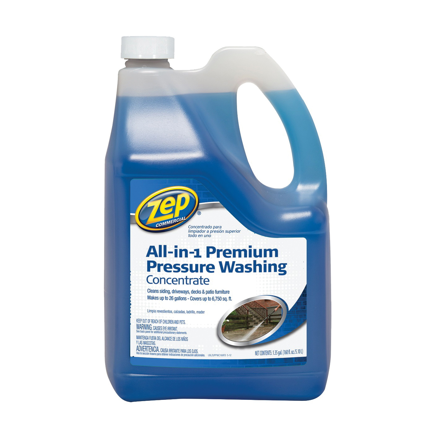 Zep ZUPPWC160 Pressure Washer Concentrate, Liquid, Characteristic, 1.35 gal - 1