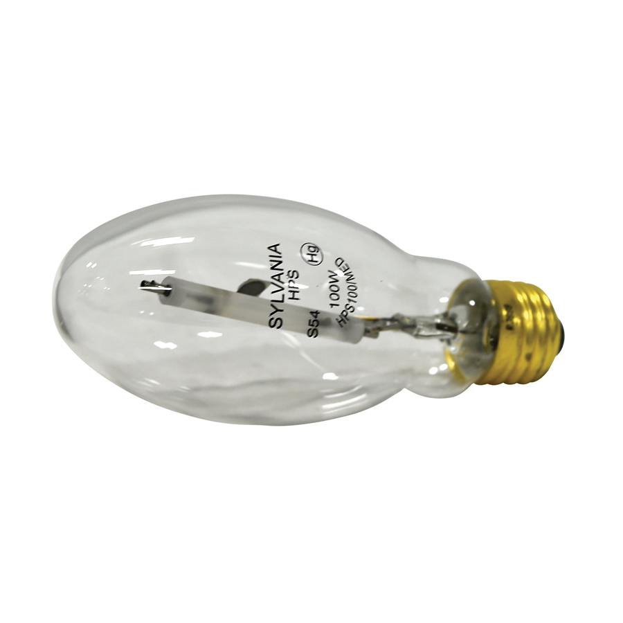 67437 Light Bulb, 100 W, E17 Lamp, Medium Lamp Base, 9500 Lumens, 2100 K Color Temp, 24,000 hr Average Life