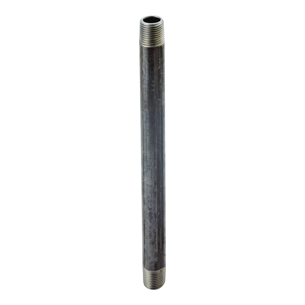 Prosource BN 11/4X24-S Pipe Nipple, 1-1/4 in, Male, Steel, SCH 40 Schedule, 24 in L