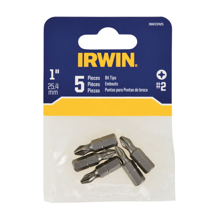 IWAF21PH25 Phillips Insert Bit, 1/4 in Drive, 1 in L