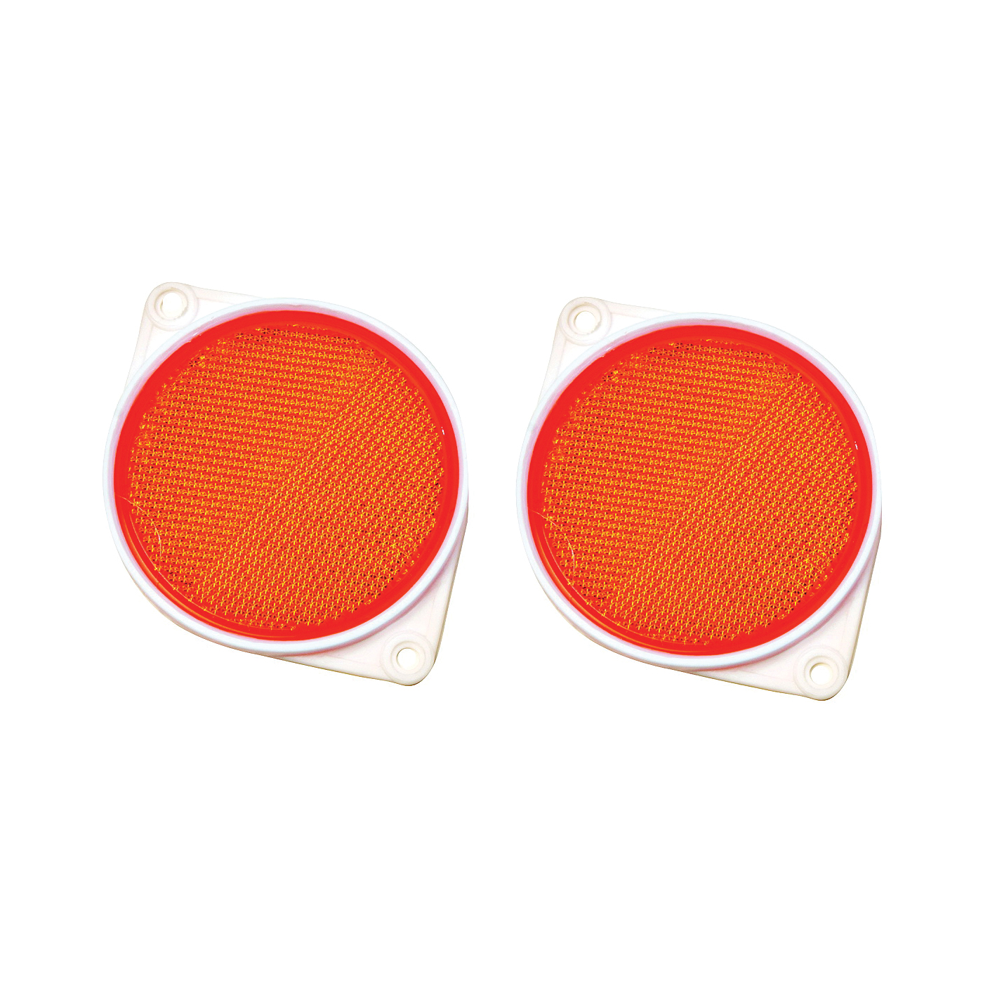 CDRF-3A Carded Reflector, 9.63 in L Post, Amber Reflector
