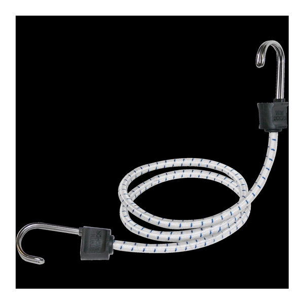 Keeper Twin Anchor 06274 Bungee Cord, 24 in L, Rubber, Hook End - 2