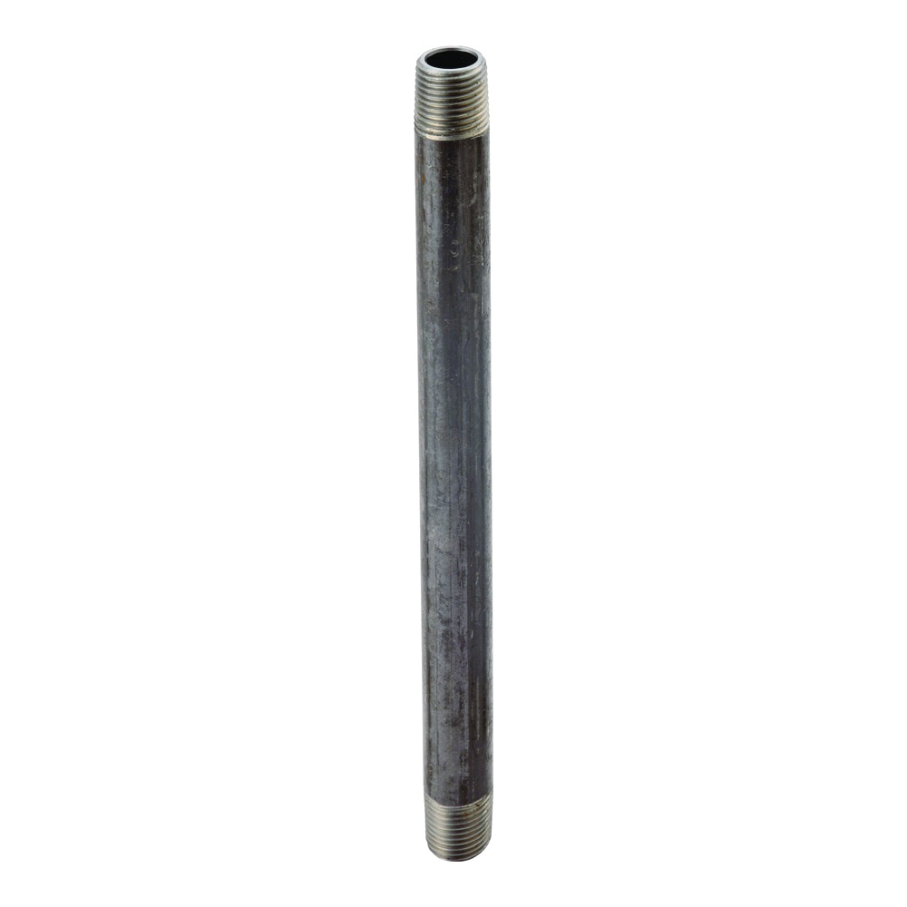 Prosource BN 11/4X60-S Pipe Nipple, 1-1/4 in, Male, Steel, SCH 40 Schedule, 60 in L