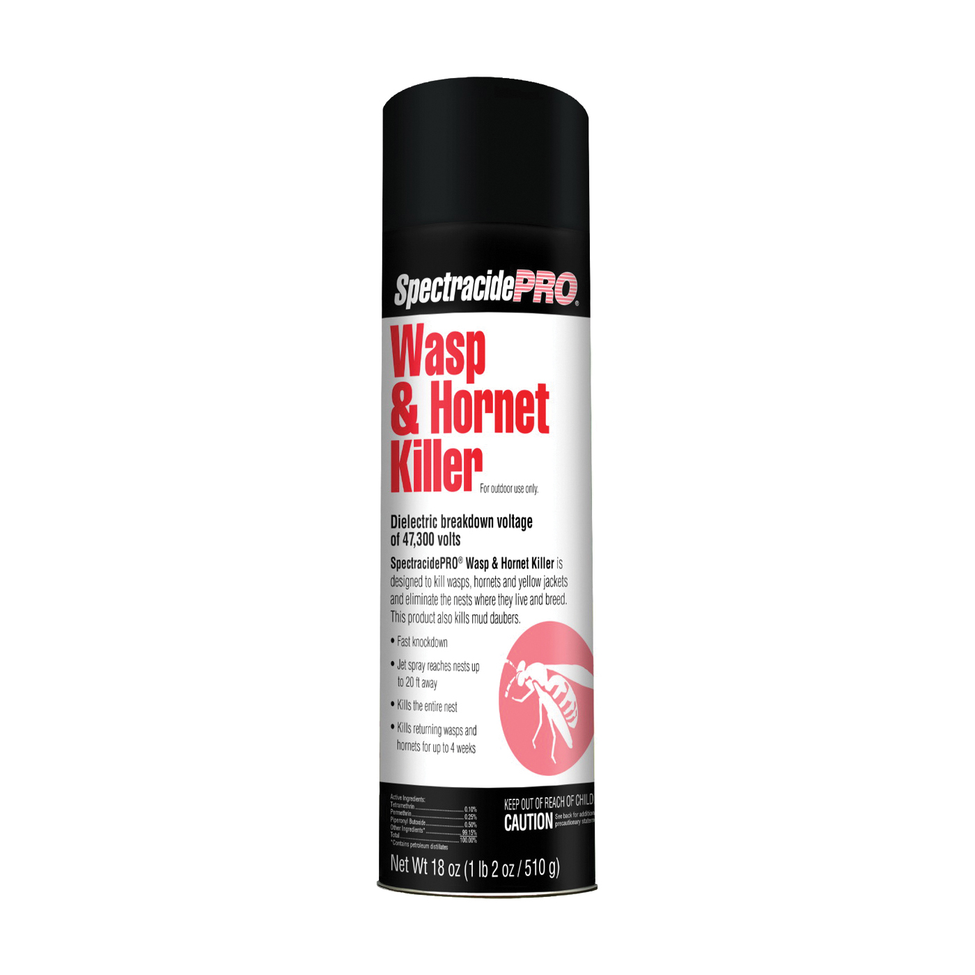 HG-30110 Wasp and Hornet Killer, Liquid, Spray Application, 18 oz Aerosol Can