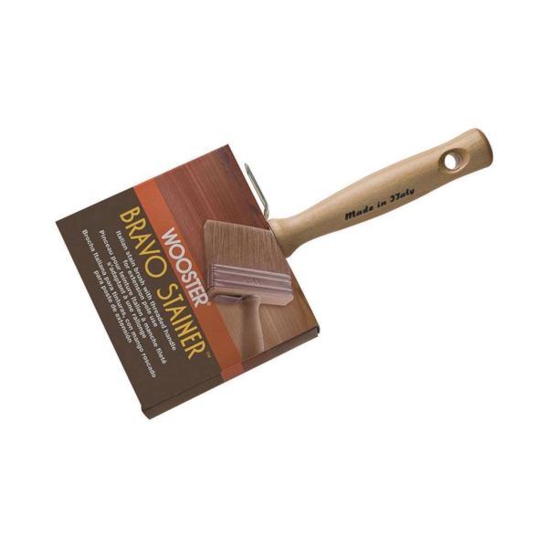 Wooster F5116-4-3/4 Paint Brush, 4-3/4 in W, 2-3/4 in L Bristle, China Bristle, Threaded Handle