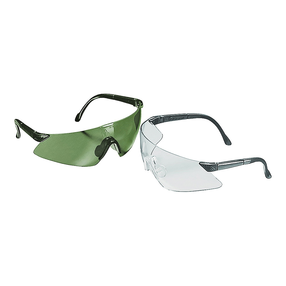 LUXOR Series 697517 Safety Glasses, Scratch-Resistant Lens, Frameless Frame, Black Frame