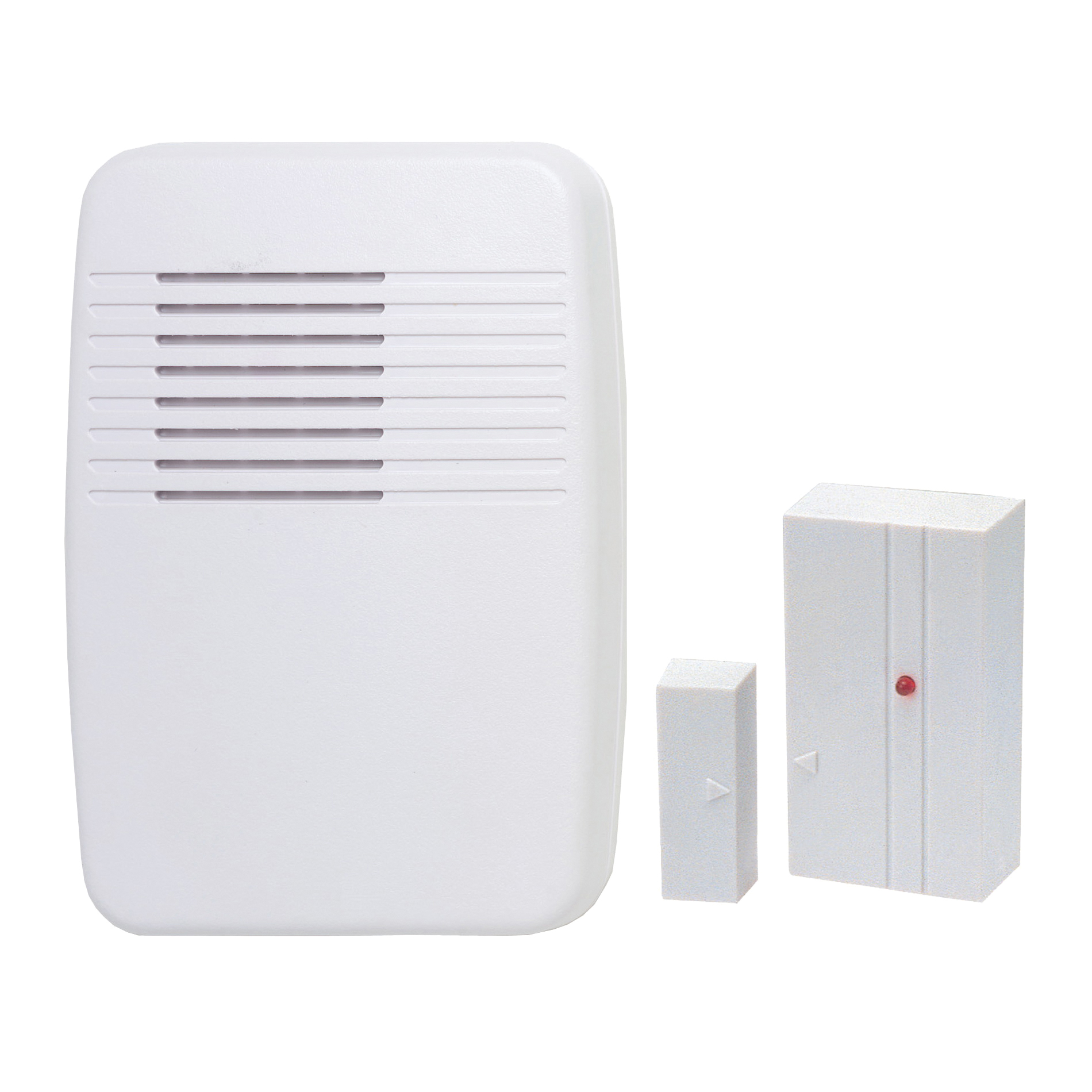 Heath Zenith SL-7368-02 Entry Alert Kit, Wireless, Ding, Ding-Dong, Westminster Tone, 75 dB, White - 1