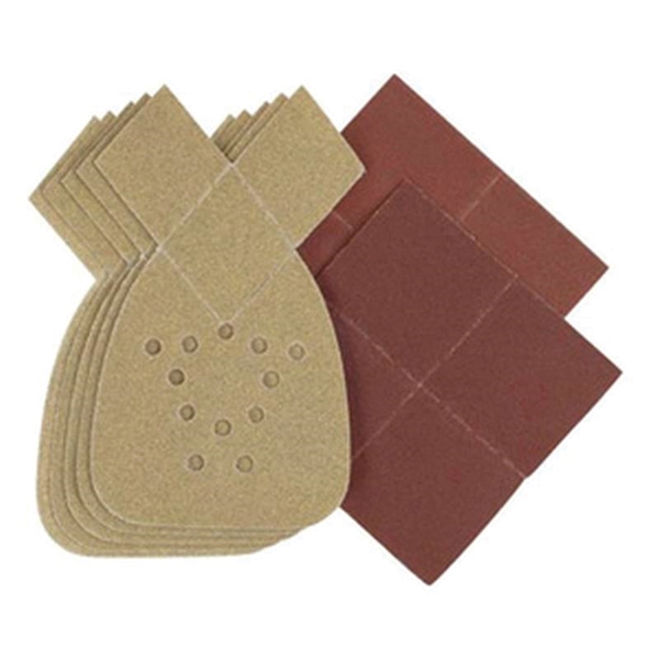 Mouse Sandpaper, Black+Decker, 80 Grit, Aluminum Oxide Abrasive, 5PK - 1
