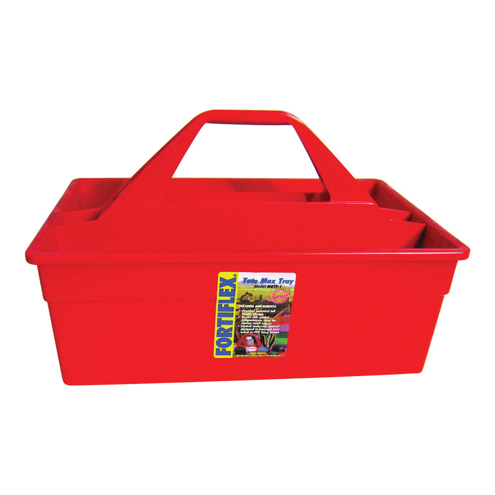 1300702 Tool Carrier Tote, 22 in L, 27 in W, Red