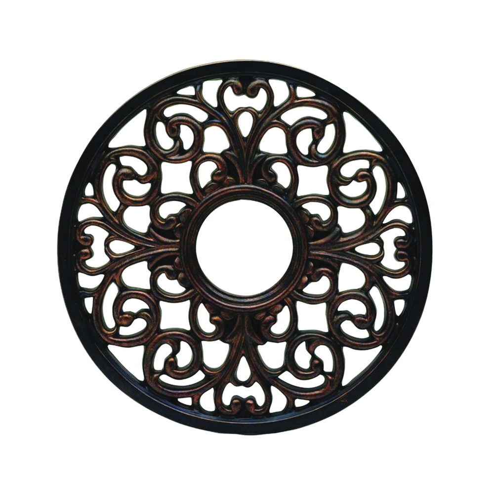 Westinghouse Victorian Ceiling Medallion | 10 Inch White Finish | Hides Fixture Holes & Ceiling Cracks