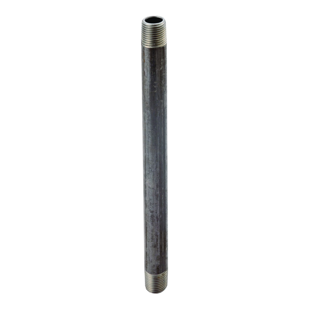 Prosource BN 11/2X60-S Pipe Nipple, 1-1/2 in, Male, Steel, SCH 40 Schedule, 60 in L