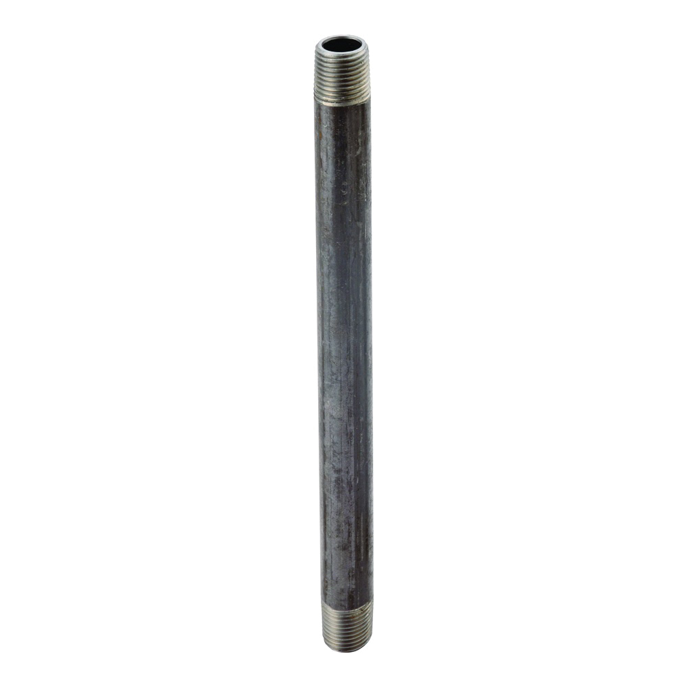 BN 2X24-S Pipe Nipple, 2 in, Male, Steel, SCH 40 Schedule, 24 in L