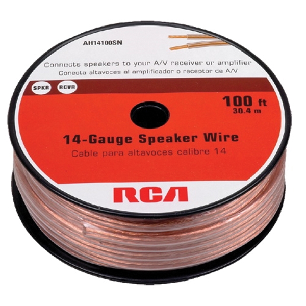 RCA AH14100SR Speaker Wire, 14 AWG Wire