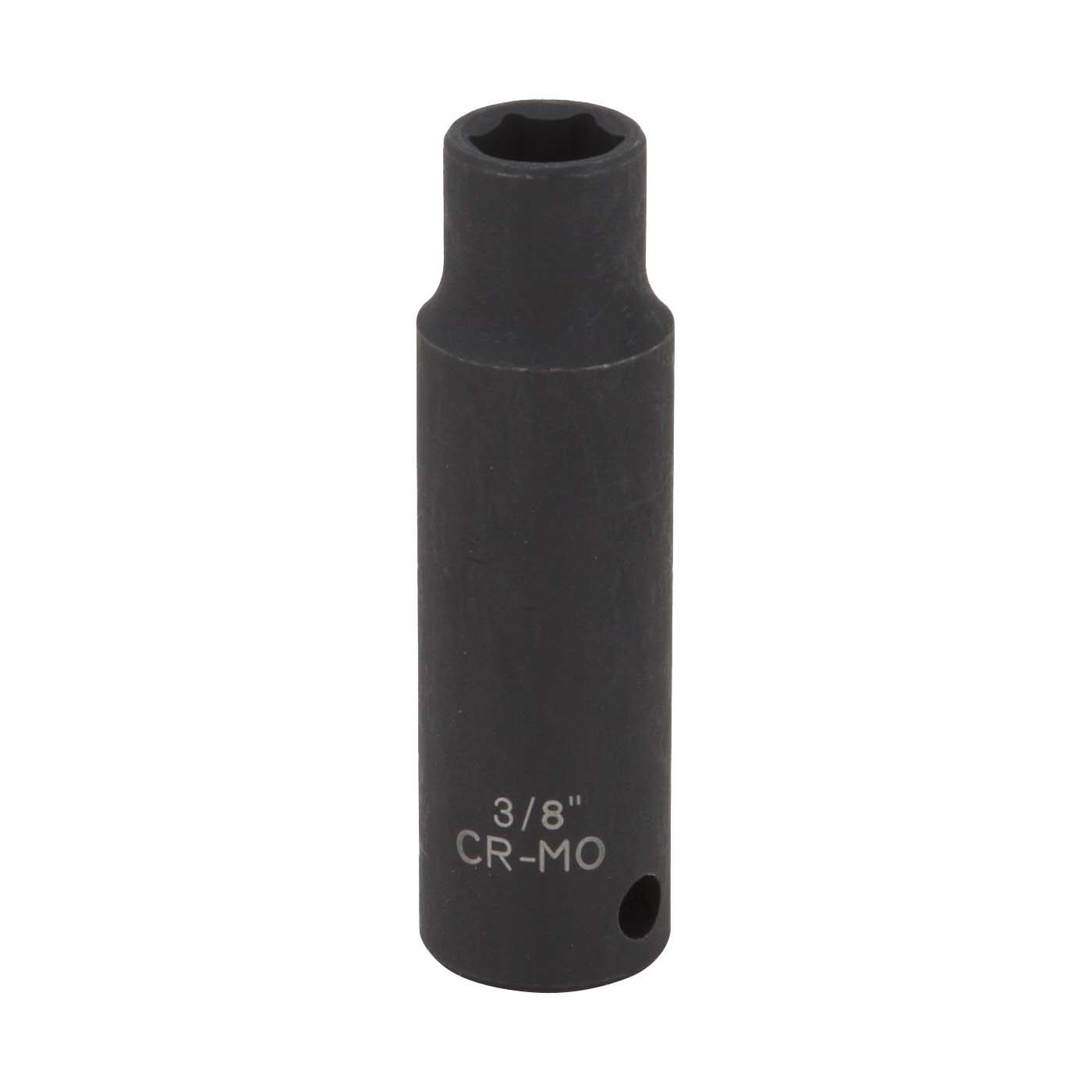 MT6580111 Deep Impact Socket, 3/8 in Socket, 3/8 in Drive, Deep Drive, 6-Point, Chrome Molybdenum Steel