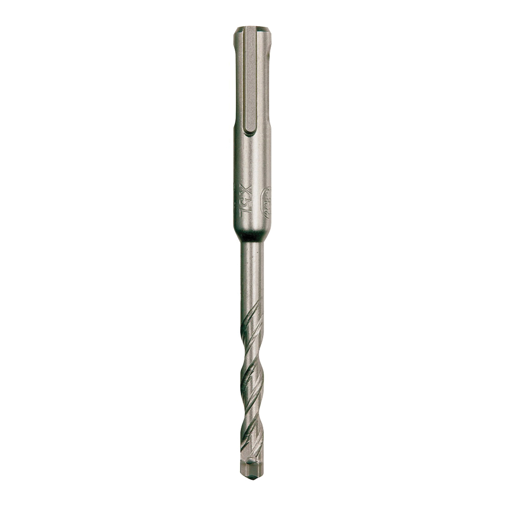 Bulldog HCFC2040 Hammer Drill Bit, 1/4 in Dia, 4 in OAL, Variable Flute, 2-Flute, 25/64 in Dia Shank