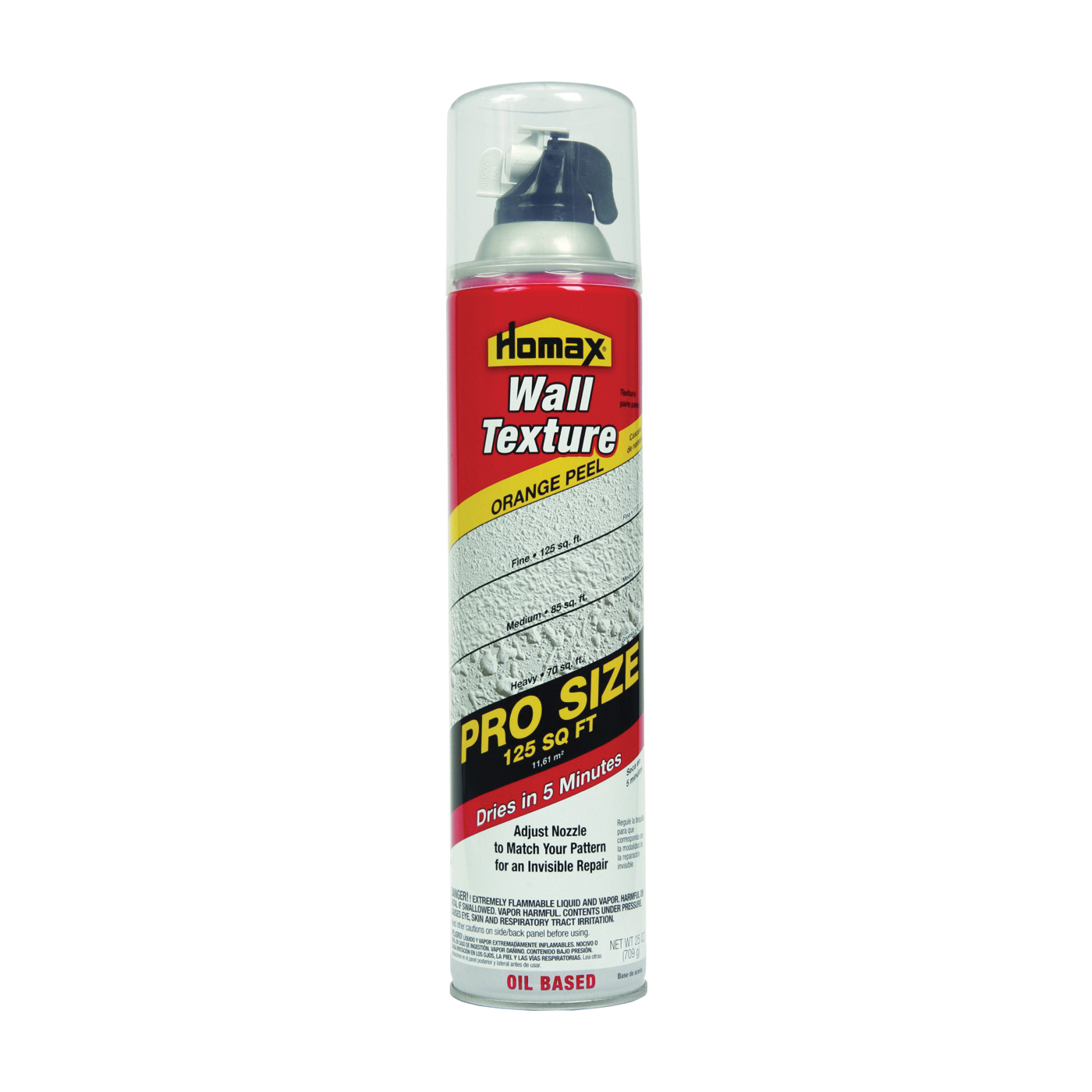 Homax 4070-06 Ceiling Texture, Liquid, Solvent, White, 16