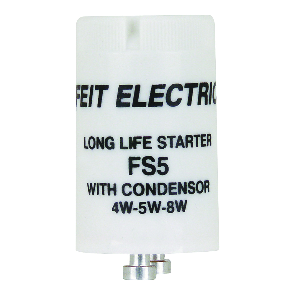 Feit Electric FS5/10 Fluorescent Starter with Condenser, 4 to 8 W - 1