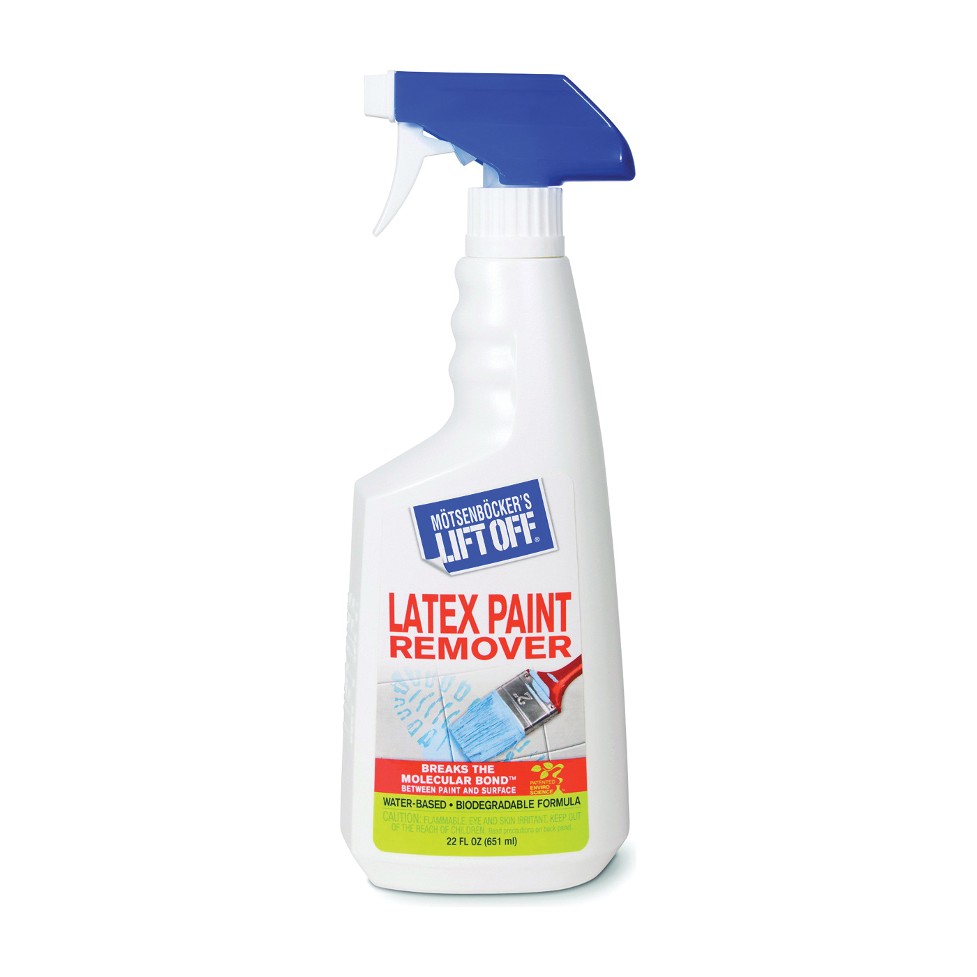 Motsenbocker's Lift Off 413-01 Latex Paint Remover, Liquid, Mild, Clear, 22 oz, Bottle