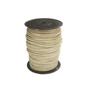 Southwire 20494101 Series Building Wire, White Sheath, 6 AWG Wire, 1-Conductor, 500 ft L, Copper Conductor, Stranded
