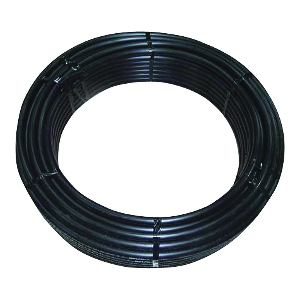 SPARTAN 80 Series 21060 Pipe Tubing, 2 in, Plastic, Black, 100 ft L
