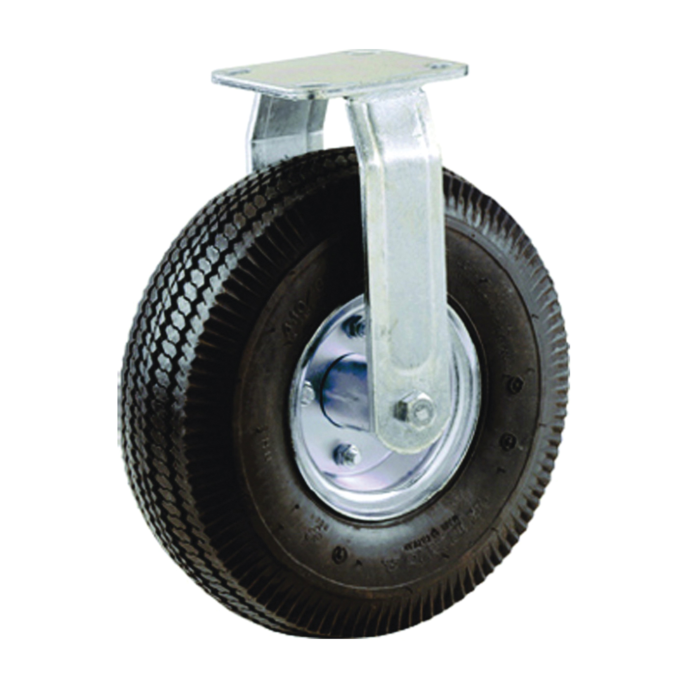 9795 Rigid Caster, 8 in Dia Wheel, 1-3/4 in W Wheel, 220 lb