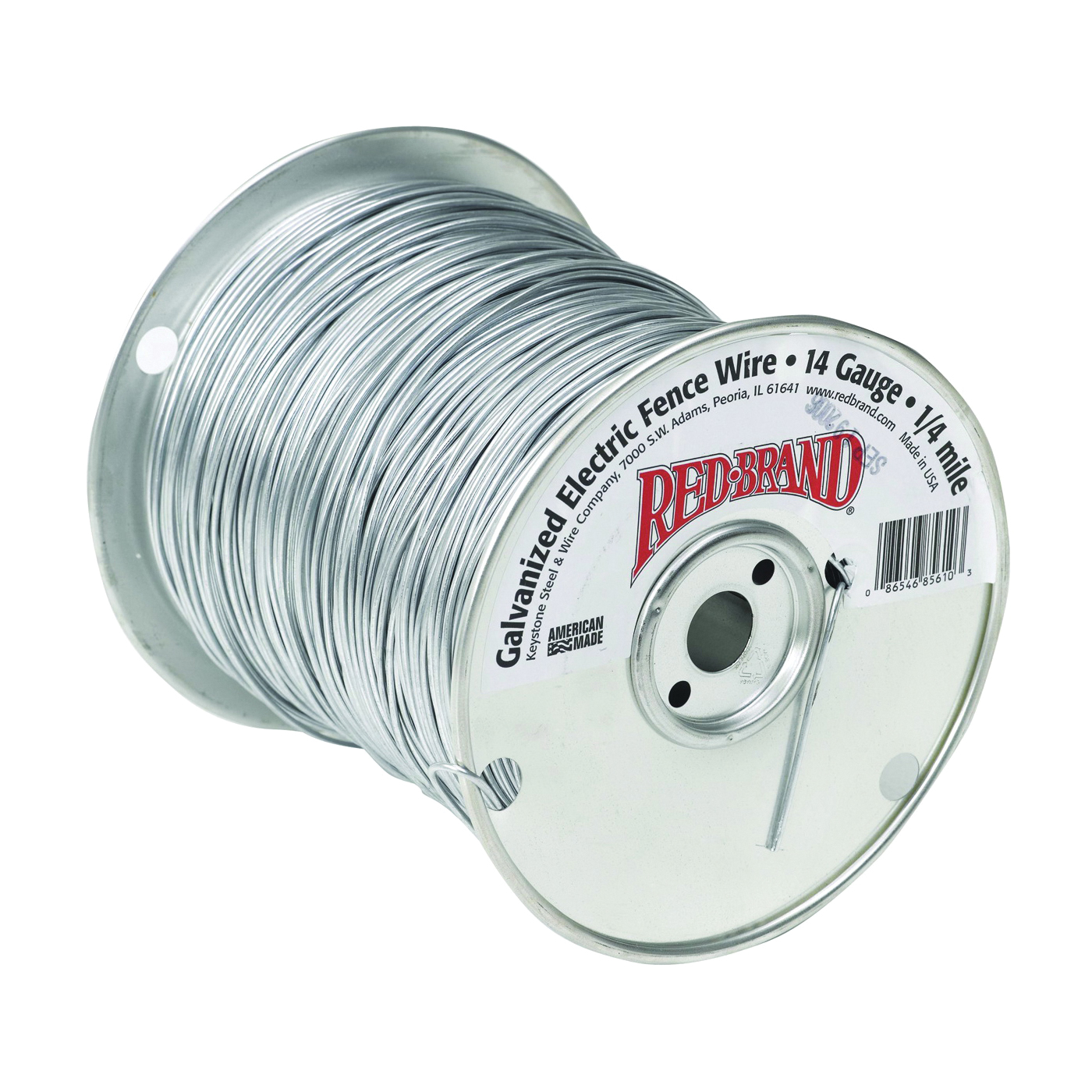 85610 Electric Fence Wire, 14 ga Wire, Steel Conductor, 1/4 mile L