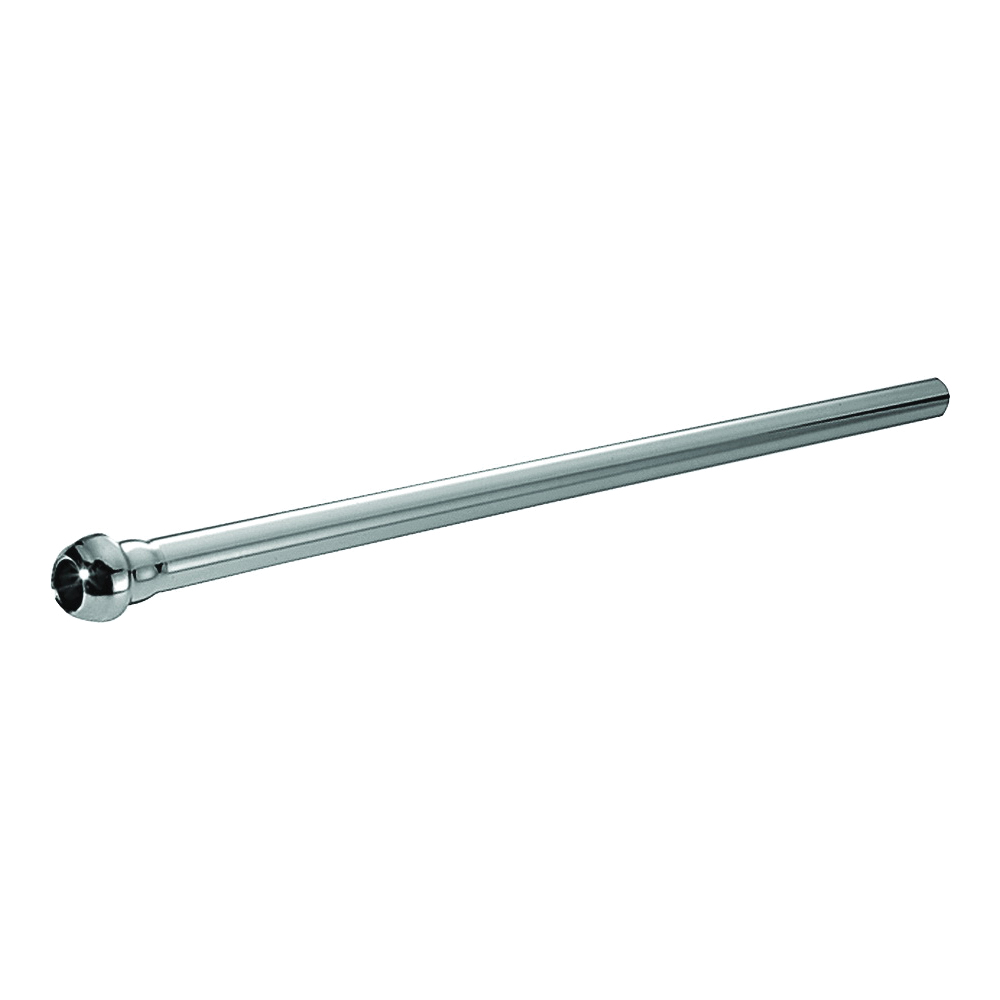 PP7203PC Sink Supply Tube, 3/8 in Inlet, Chrome Plated, 36 in L