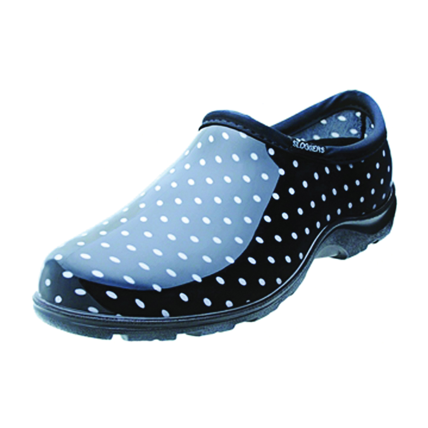 5113BP-10 Comfort Rain Shoes, 10 in, Black/White, Plastic Upper