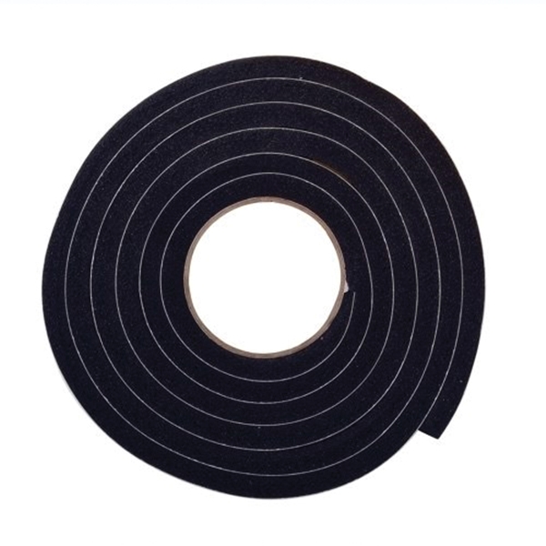 Frost King V442H Foam Weatherseal Tape, 1/4 in W, 17 ft L, 1/8 in Thick, Vinyl, Gray