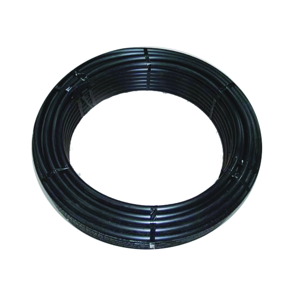 18605 Pipe Tubing, 3/4 in, Plastic, Black, 100 ft L