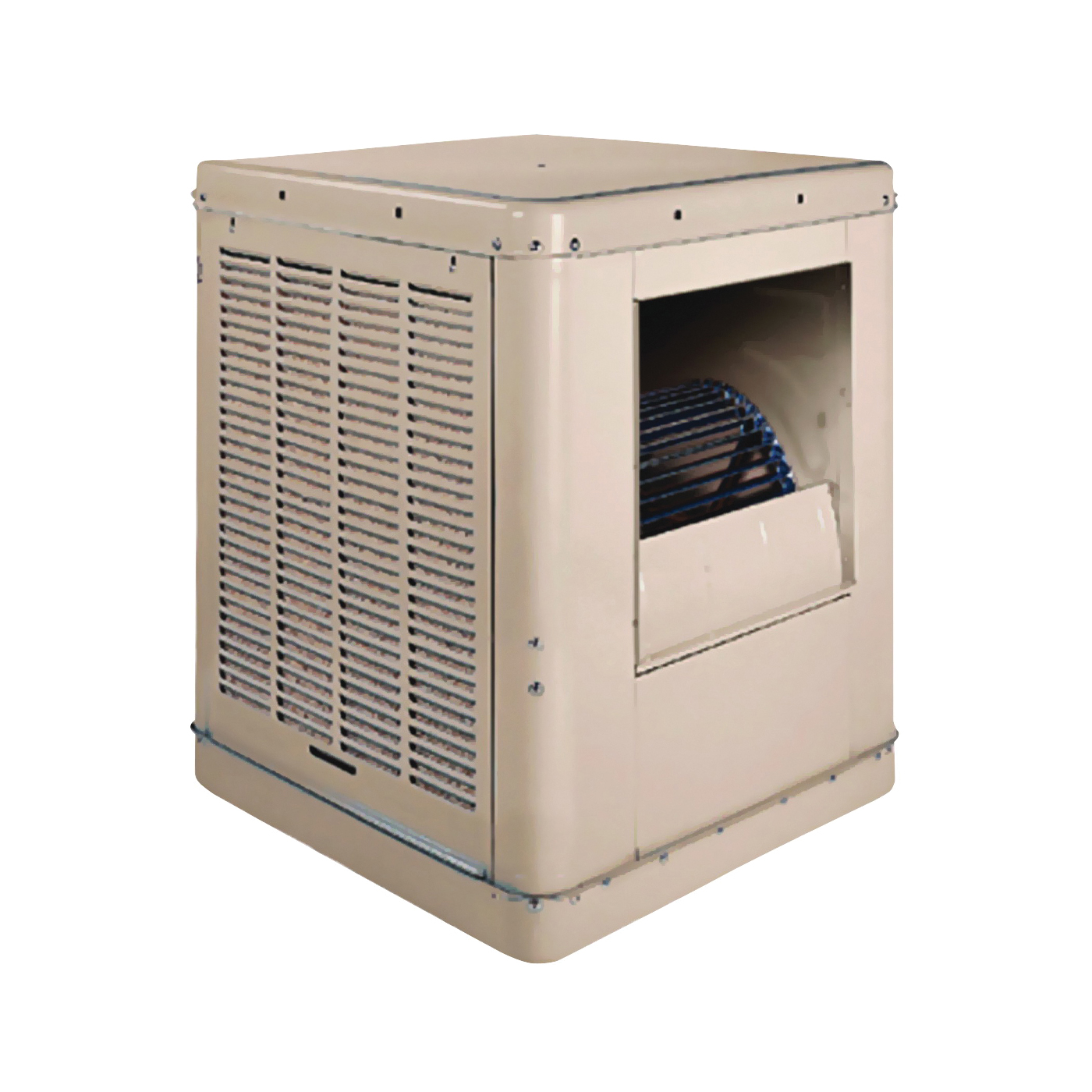 4001SD Evaporative Cooler, 14 gal Tank, 2-Speed, 115 V, 9.8 A, Cool Sand
