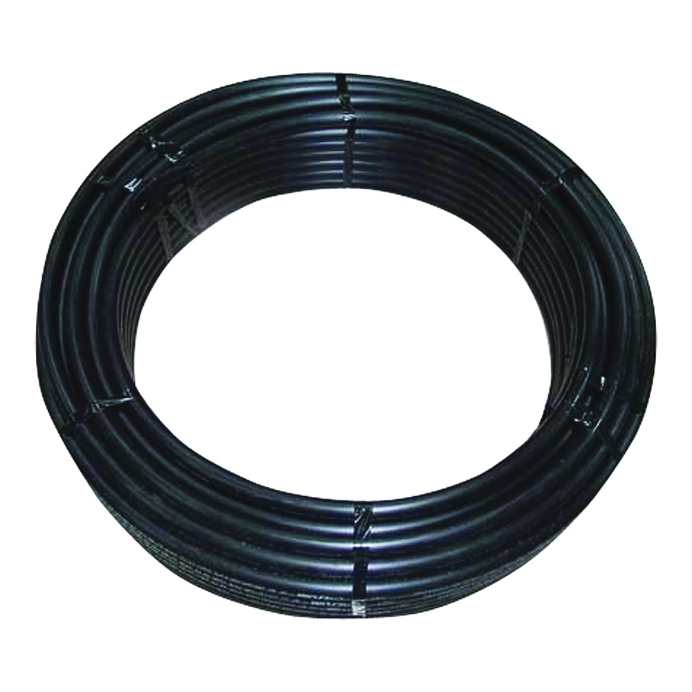 SPARTAN 100 Series 20035 Pipe Tubing, 1 in, Plastic, Black, 300 ft L