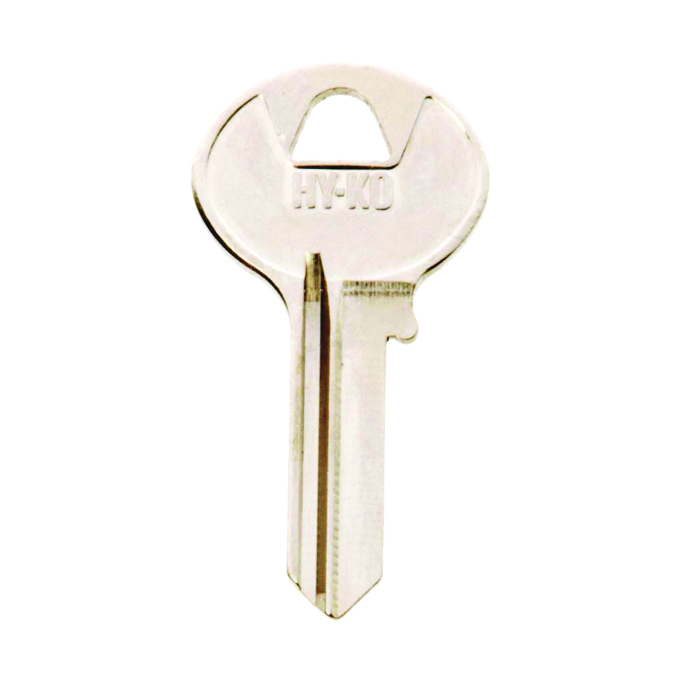 11010BO1 Key Blank, Brass, Nickel, For: Boomer