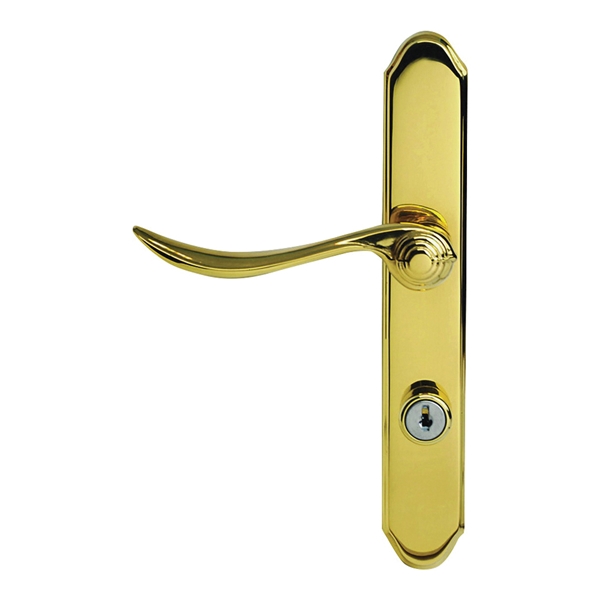QuickFit Series 20297807 Door Handleset, Metal, Brass