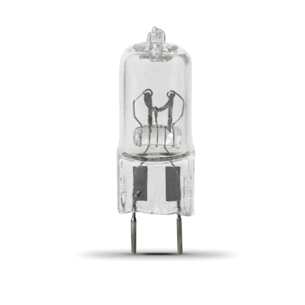 Feit Electric BPQ20/G8 Halogen Bulb, 20 W, G8 Lamp Base, JCD T4 Lamp, 180 Lumens, 3000 K Color Temp - 1