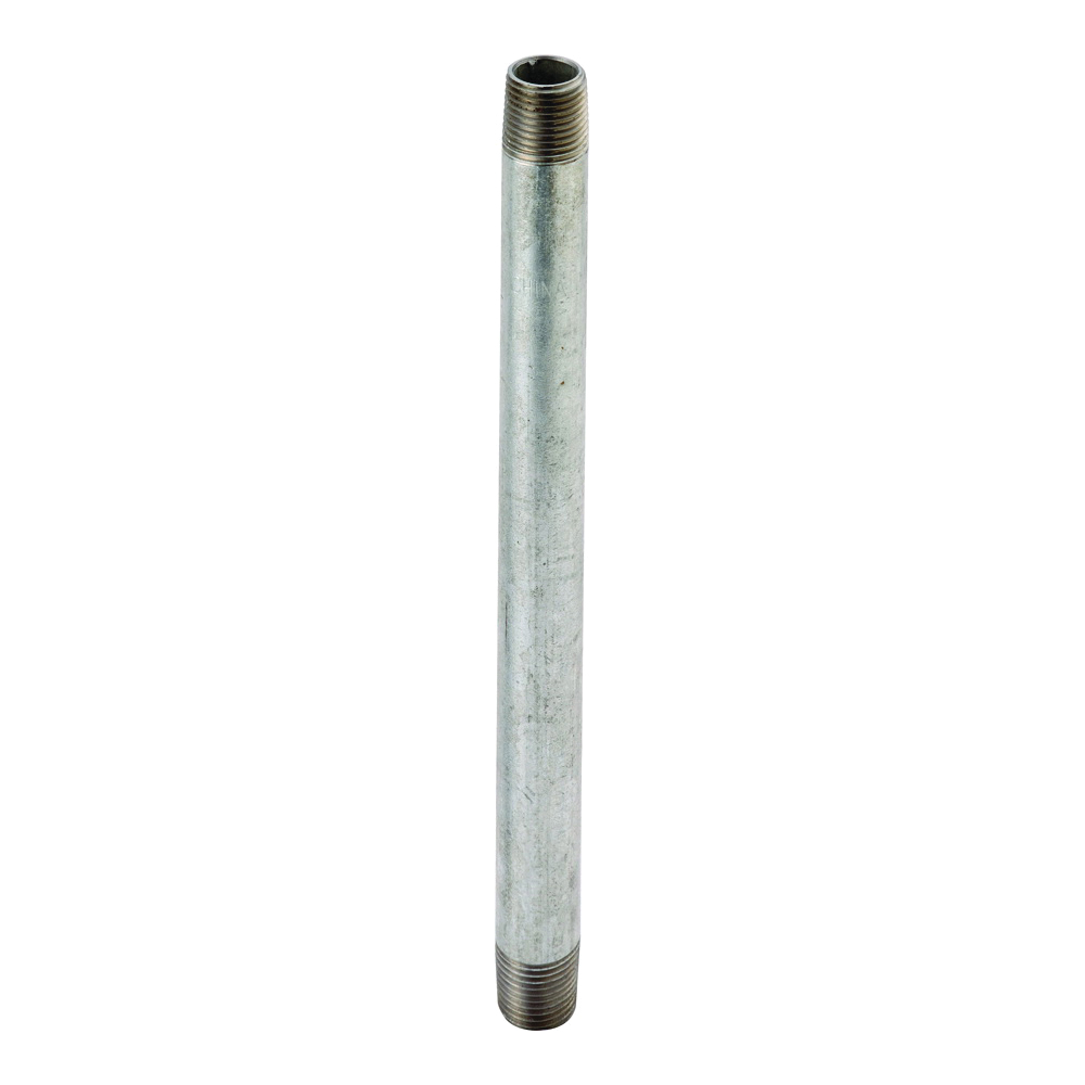 GN 3/4X24-S Pipe Nipple, 3/4 in, Threaded, Steel, 24 in L