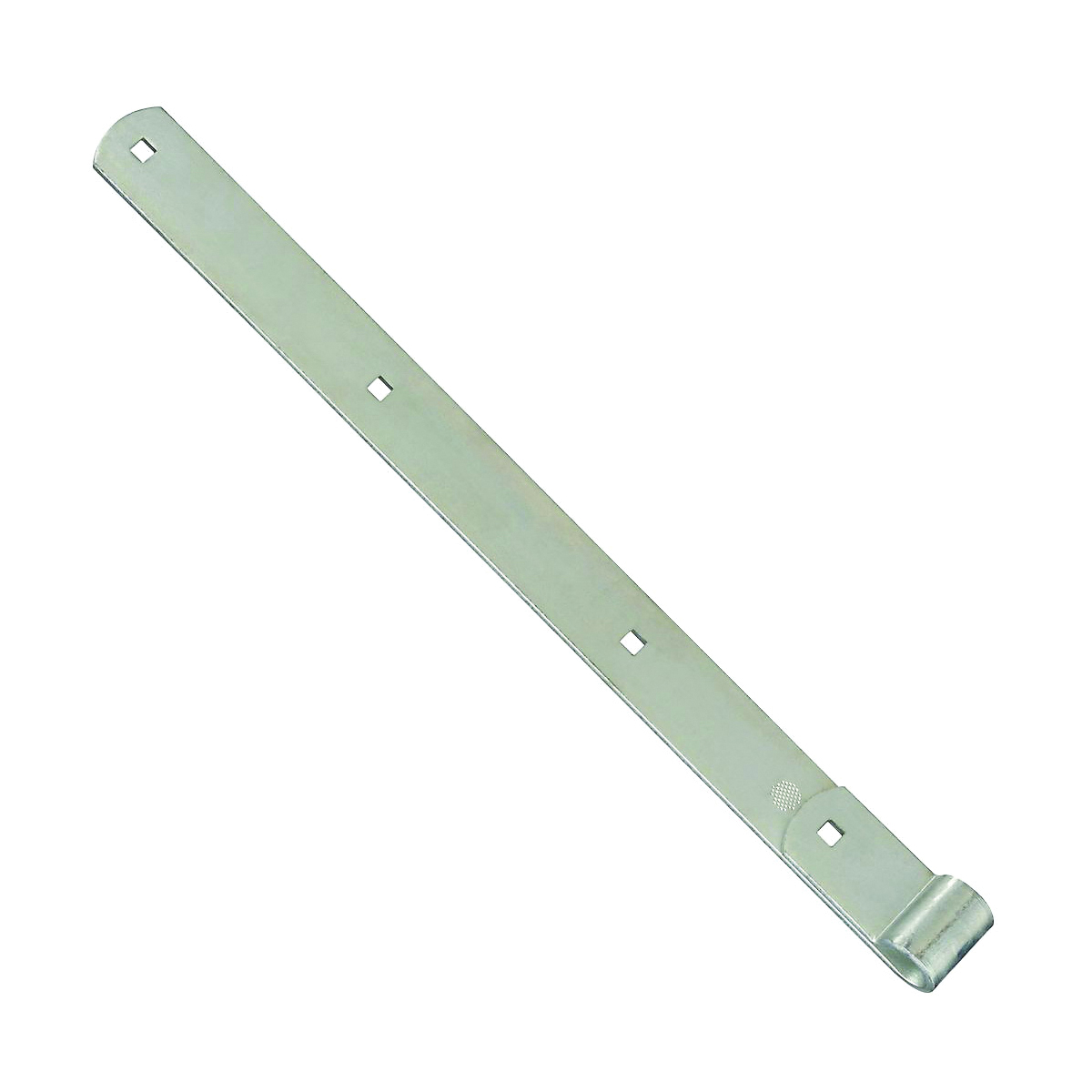 National Hardware N248-047 Strap Hinge, 1/4 in Thick Leaf, 24 in L x 2 in W, Steel, Zinc, 240 lb - 1