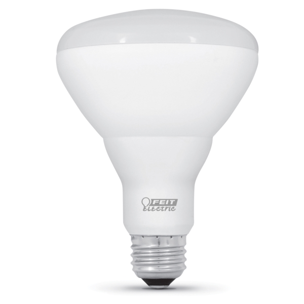 Feit Electric BR30DM/927CA LED Bulb, Flood/Spotlight, BR30 Lamp, 65 W Equivalent, E26 Lamp Base, Dimmable, White