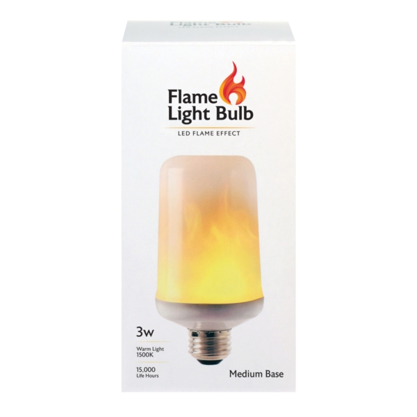 Feit Flame Effect LED Bulb, Feit Electric, T6, E26, 80 Lumens, 1500 K - 2