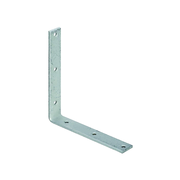 115BC Series N220-236 Corner Brace, 8 in L, 1-1/4 in W, Galvanized Steel, 0.22 Thick Material