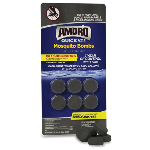 Mosquito Bomb, Amdro, Quick Kill, 6pk - 3