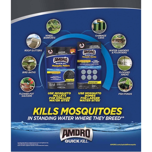 Mosquito Bomb, Amdro, Quick Kill, 6pk - 5