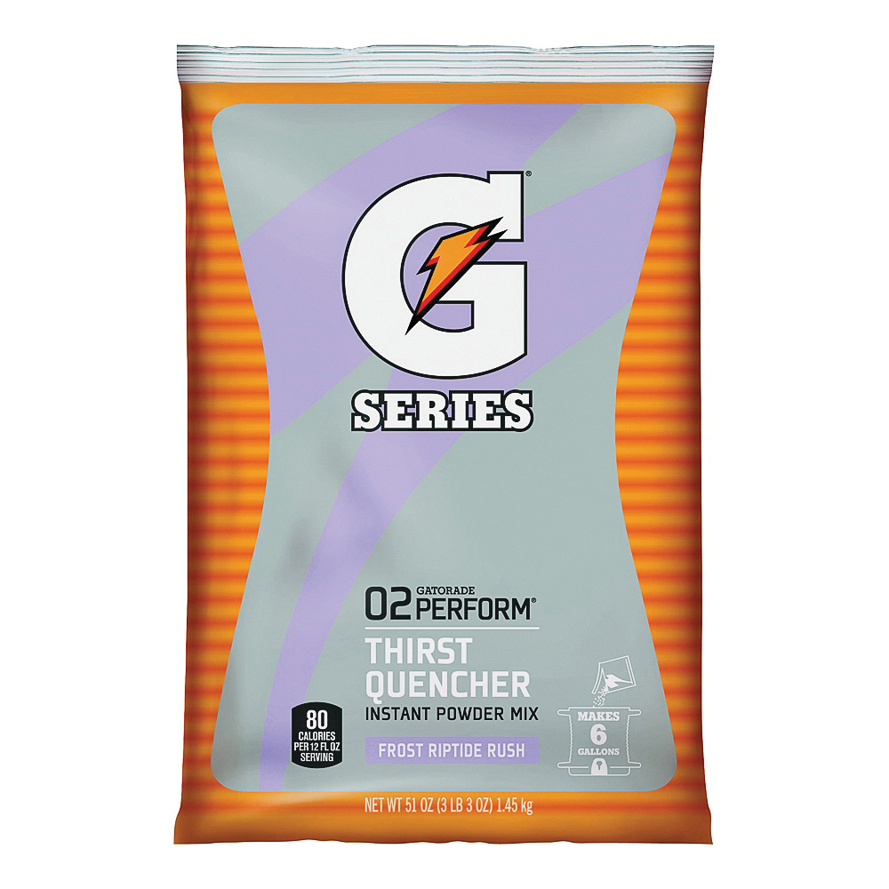 G 33672 Thirst Quencher Instant Powder Sports Drink Mix, Powder, Riptide Rush Flavor, 51 oz Pack