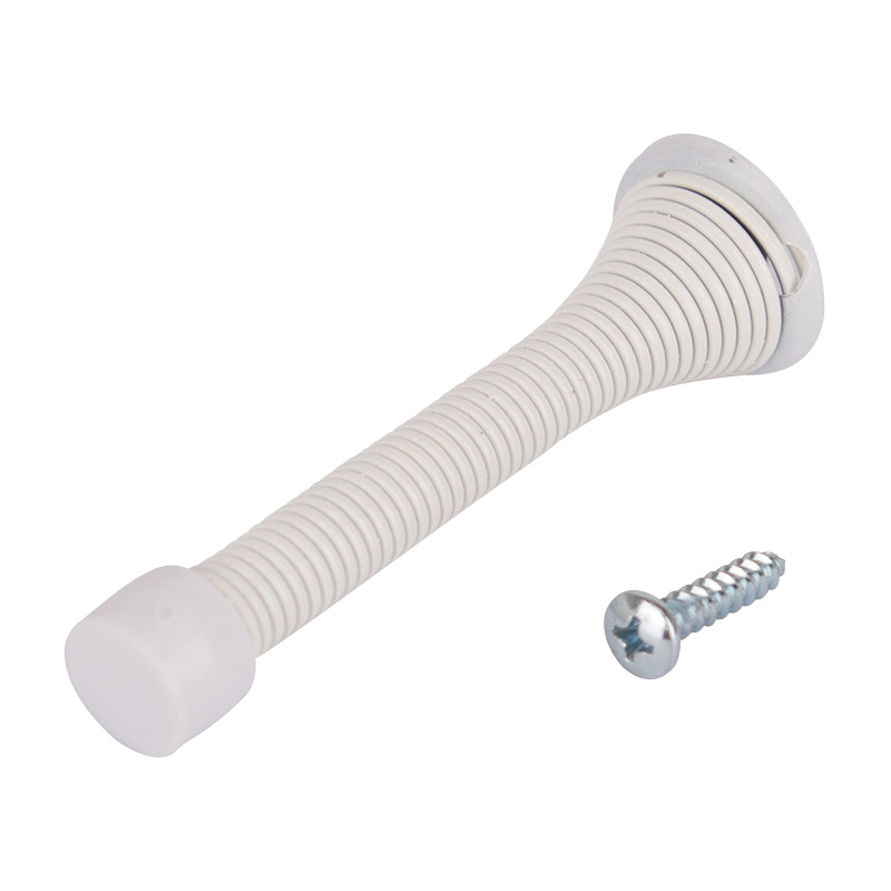 H62-B045C-PS Heavy-Duty Spring, 15/16 in Dia Base, 3-1/8 in Projection, Plastic & Steel, White