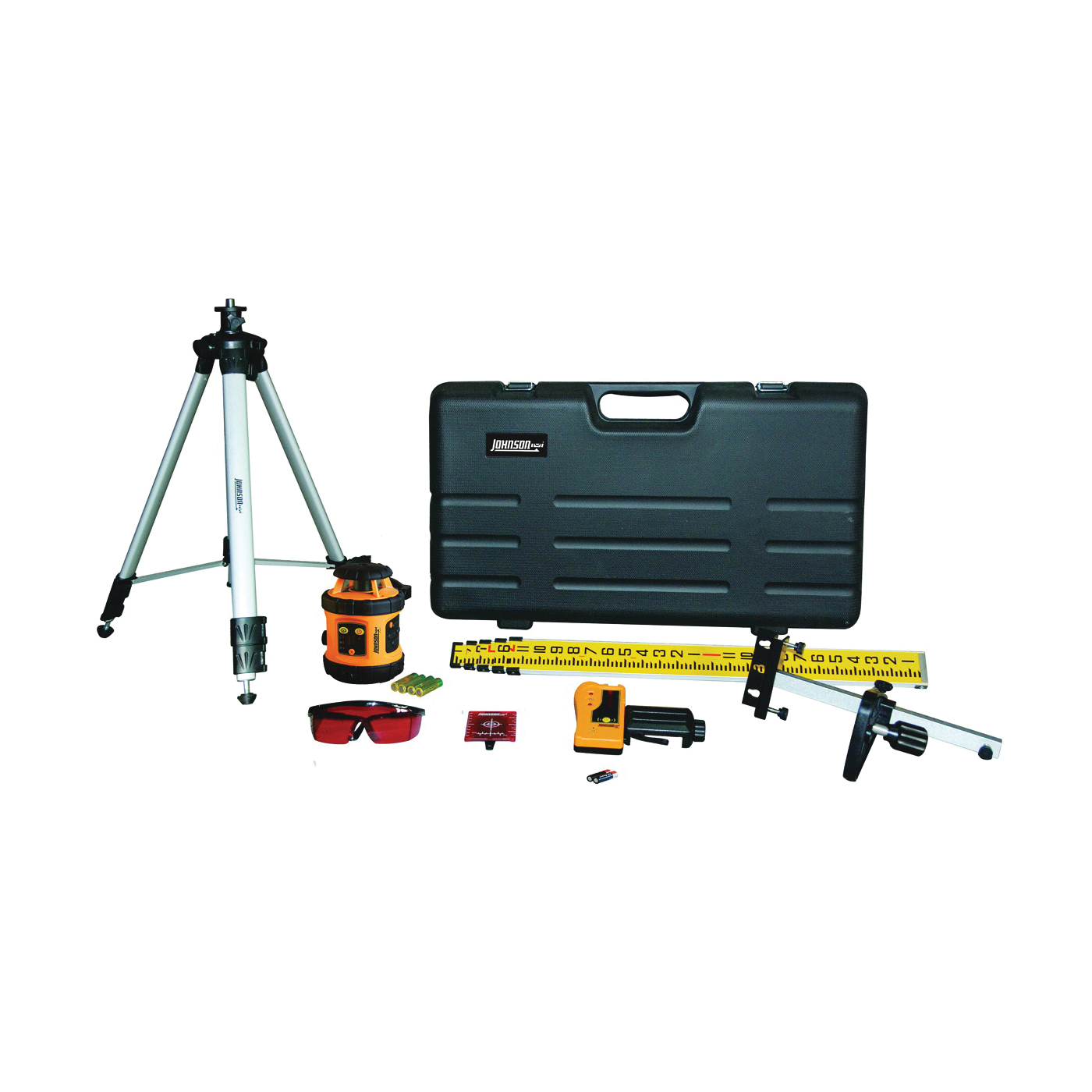 40-6517 Laser Level Kit, 200 ft, +/-1/8 in at 50 ft Accuracy, Red Laser